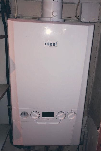 New Ideal boiler fitted
